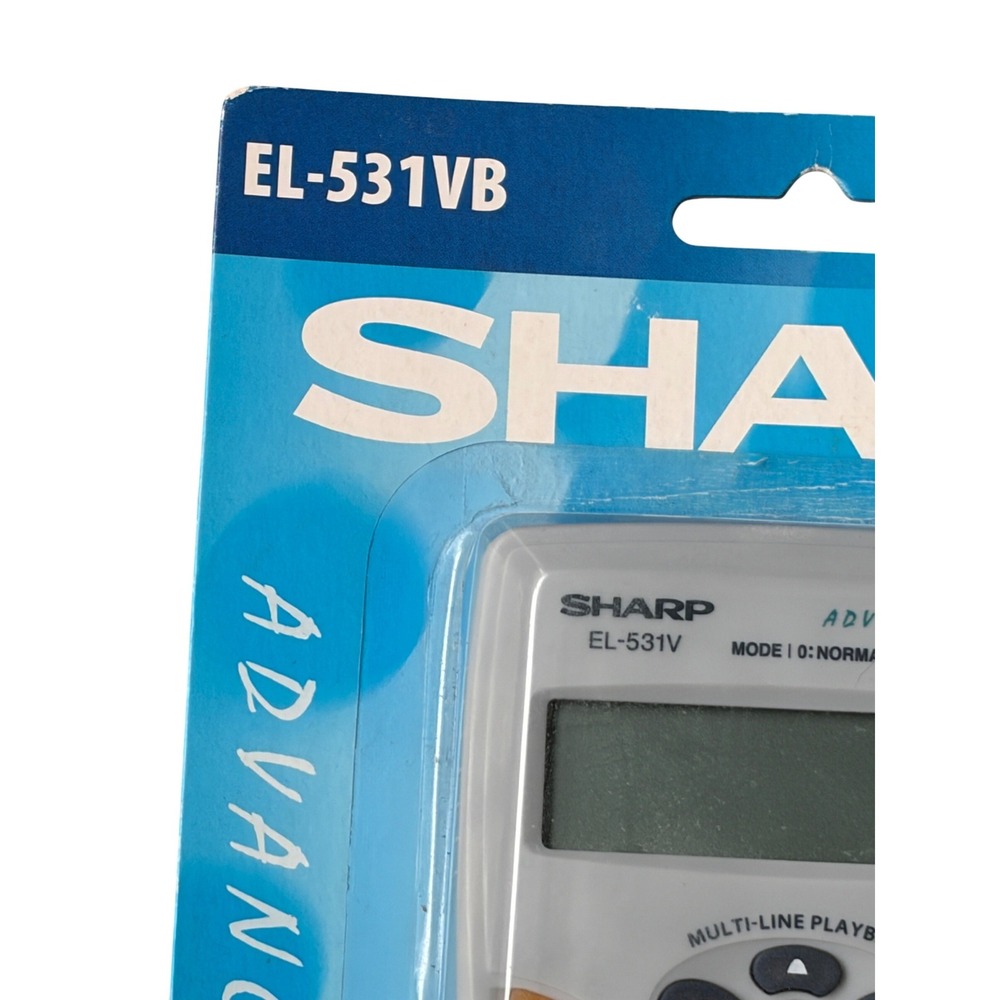 Sharp EL-531VB Advanced DAL Scientific Calculator 183 Functions 2-Line Display - Picture 2 of 5